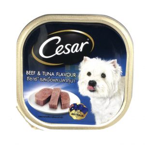 Cesar ตลับ BEEF&TUNA (100gm.)