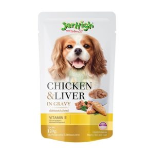 JerHigh Pouch Gravy เนื้อไก่และตับ (130gm.)