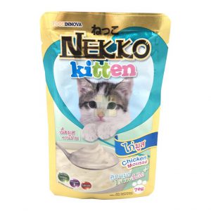 NEKKO Kitten Pouch ไก่มูส (70gm.)