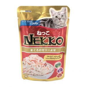 NEKKO Pouch ปลาทูน่าหน้าปูอัด (70gm.)