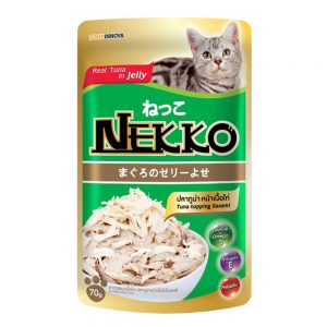 NEKKO Pouch ปลาทูน่าหน้าเนื้อไก่ (70gm.)