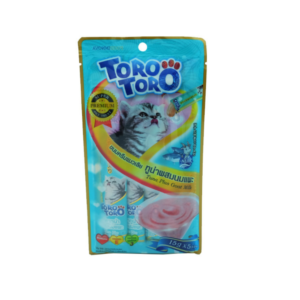 TORO TORO(ฟ้าอ่อน)ทูน่าผสมนมแพะ (15gm.) แพค 5ซอง