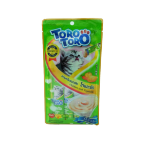 TORO TORO(เขียว)ไก่+ผัก  (15gm.) แพค 5 ซอง