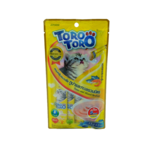 TORO TORO(เหลือง)ทูน่า+ทะเลรวมมิตร  (15gm.) แพค 5 ซอง
