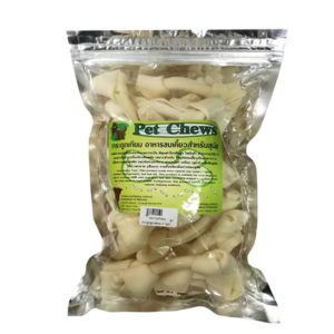 กระดูกผูกขาว 4" (ถุง) 250 gm.