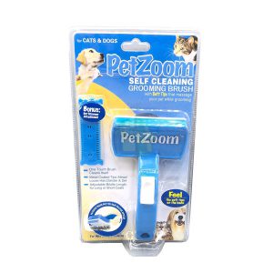 Pet Zoom แปรงดันขนสุนัขและแมว