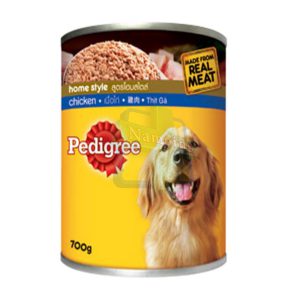 Pedigree เนื้อไก่ กระป๋อง (700gm.)
