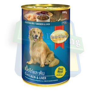 Smart Heart กระป๋อง รสไก่+ตับ (400gm.)
