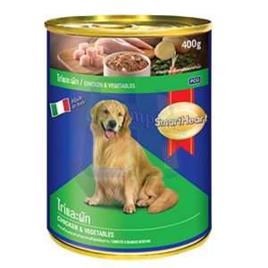 Smart Heart กระป๋อง รสไก่และผัก (400gm.)