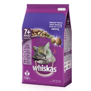 Whiskas Adult 7+ ปลาทู (1.1kg.)