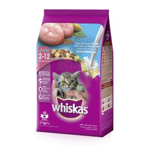Whiskas Junior ปลาทะเลและนม (450gm.)