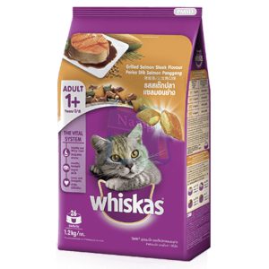 Whiskas สเต็กปลาแซลมอนย่าง (1.2kg.)