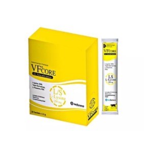 VF+CORE 12 gm.เสริมไลซีน(เหลือง) กล่อง 30 ซอง