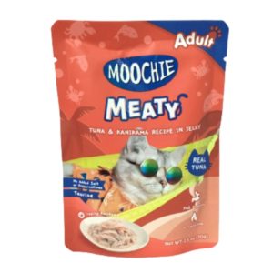 MooChie CAT ทูน่า+ปูอัดในเจลลี่ 70gm.