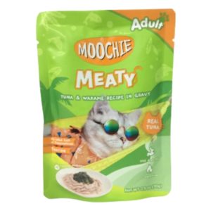 MooChie CAT ทูน่า+สาหร่ายในเกรวี่ 70gm.