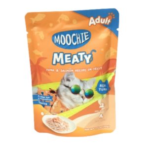 MooChie CAT ทูน่า+แซลม่อนในเจลลี่ 70gm.
