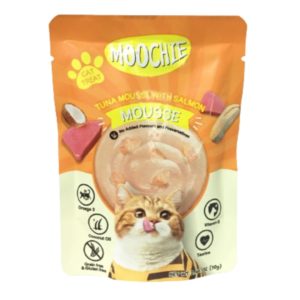 MooChie CAT มูสทูน่า+แซลม่อน 70gm.