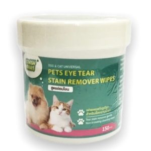 Pets Eye Tear 150 Wipes. สูตรอ่อนโยน