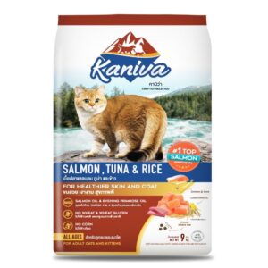 Kaniva Cat แซลมอน ทูน่า ข้าว 9 Kg.