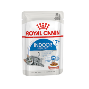 ROYAL CANIN INDOOR 7+  STERILISED POUCH GRAVY (85 gm.)