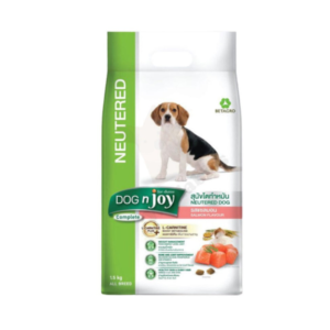 Dog N joy Neutered แซลมอน สุนัขโตทำหมัน 1.5 kg.