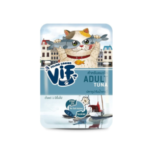 FELINA CANINO VIF A/D ทูน่าในน้ำเกรวี่ 75 gm.