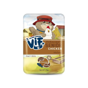 FELINA CANINO VIF S/N ไก่ในน้ำเกรวี่ 75 gm.
