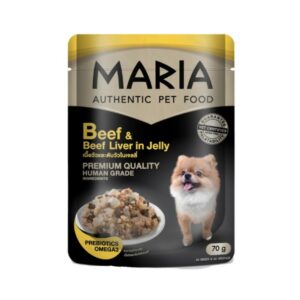 MARIA DOG  Beef Liver in Jelly 70 gm.