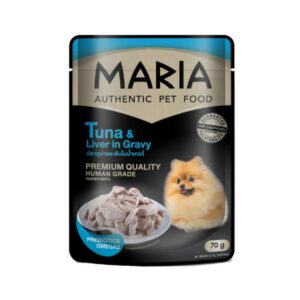 MARIA DOG Tuna&Liver Gravy 70 gm.