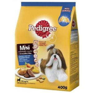 Pedigree มินิรสไก่ตับและผัก (สีน้ำเงิน)