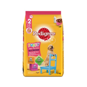 Pedigree ลูกสุนัข สูตรเนื้อวัวและนม 1.3 kg.
