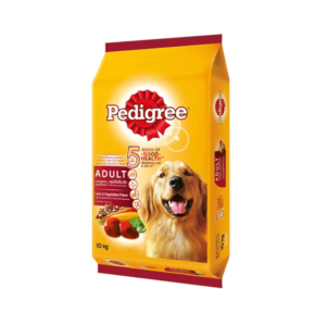 Pedigree สุนัขโตรสตับ+ผัก (สีน้ำตาล)