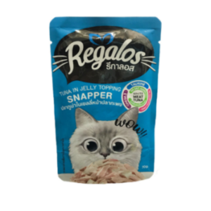Regalos 70 gm.ปลาทูน่าในเยลลี่หน้าปลากะพง