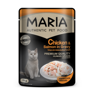 MARIA CAT Chicken&Salmon Gravy 70 gm.