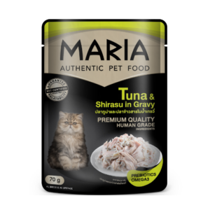 MARIA CAT Tuna&Shirasu Gravy 70 gm.