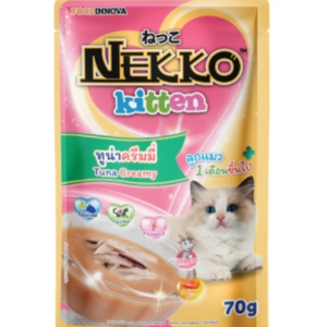 NEKKO Kitten ทูน่าครีมมี่ 70 gm.