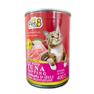 Pet8 Cat 400 gm. ปลาทูน่า หน้าปูอัด