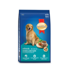 Smart Heart สุนัขโตรสไก่และตับ (1.5kg/10kg/20kg)