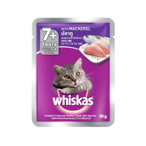 Whiskas 80 gm.7+ ปลาทู