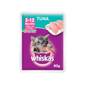 Whiskas ลูกแมว ปลาทูน่า (80 gm.)
