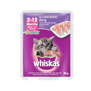 Whiskas ลูกแมว ปลาทู (80 gm.)