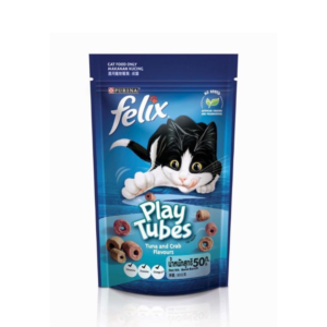 Felix Play Tubes milk Tuna and Crab Flavours 60 gm.