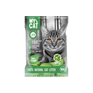 ทรายแมว My Cat Apple 10 Litres.