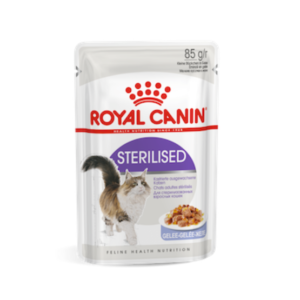 ROYAL CANIN INDOOR  STERILISED POUCH JELLY  (85 gm.)