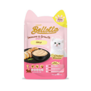 Bellotta ลูกแมว เนื้อไก่มูส 85 gm.(ซอง)