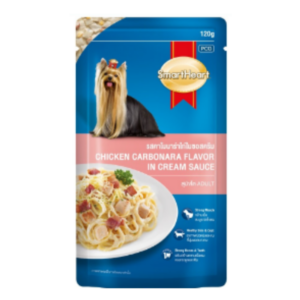 Smart Heart คาโบนาร่า ไก่ ในซอสครีม 130 gm.
