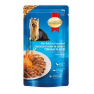 Smart Heart เนื้อไก่ชิ้นในน้ำเกรวี่ รสเทอริยากิ 120 gm.